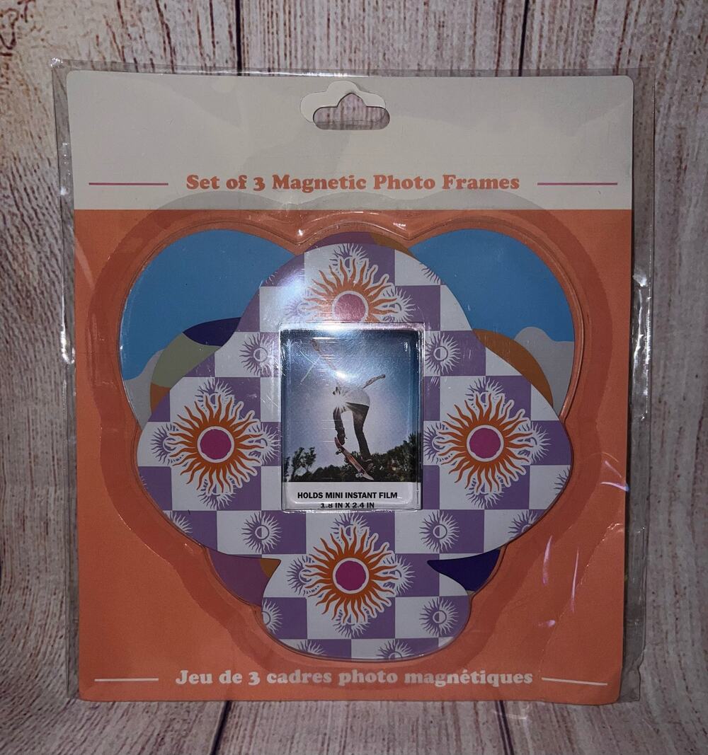 Instax MAGNETIC Refrigerator PHOTO FRAMES UNUSED Bright Colors